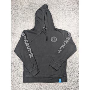 Mammoth Mountain Sweatshirt Men Small Black California Graphic Pullover Hoodie